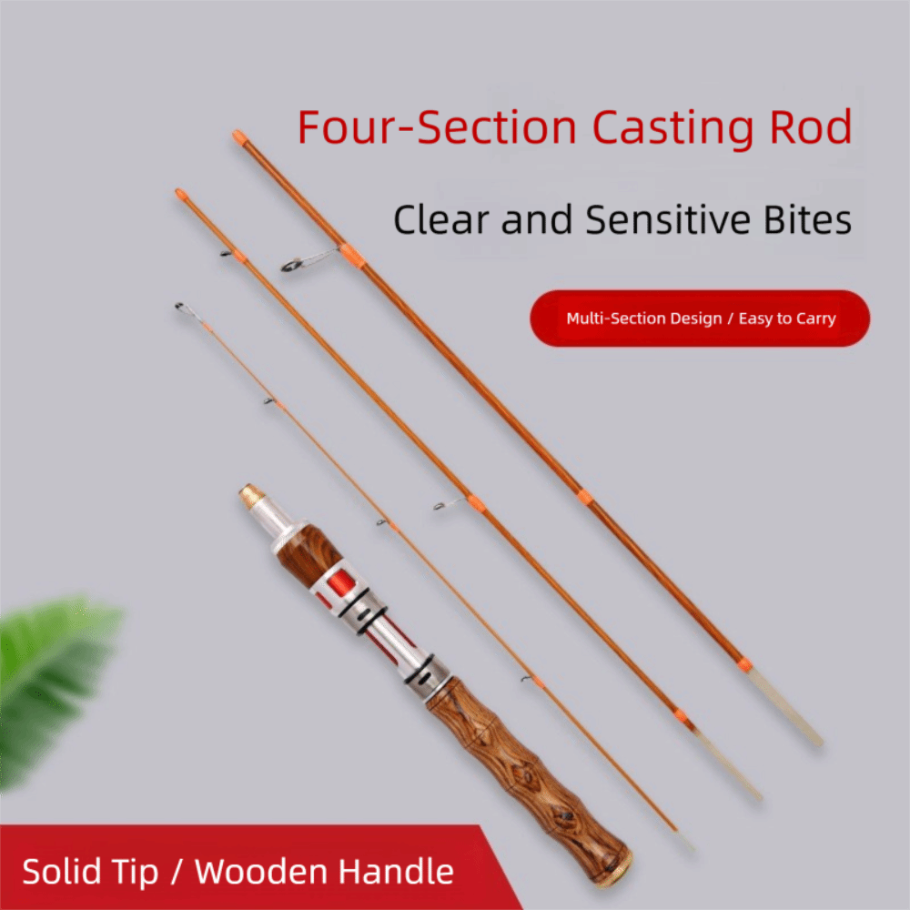 Fishing Rod Spinning - Hohe Qualität 4 Abschnitte Spinning Angelrute