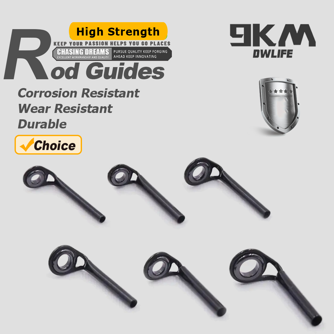 Fishing Rod Tip Replacement - Angelrutenführungen 5 ~ 10 Stück MKT