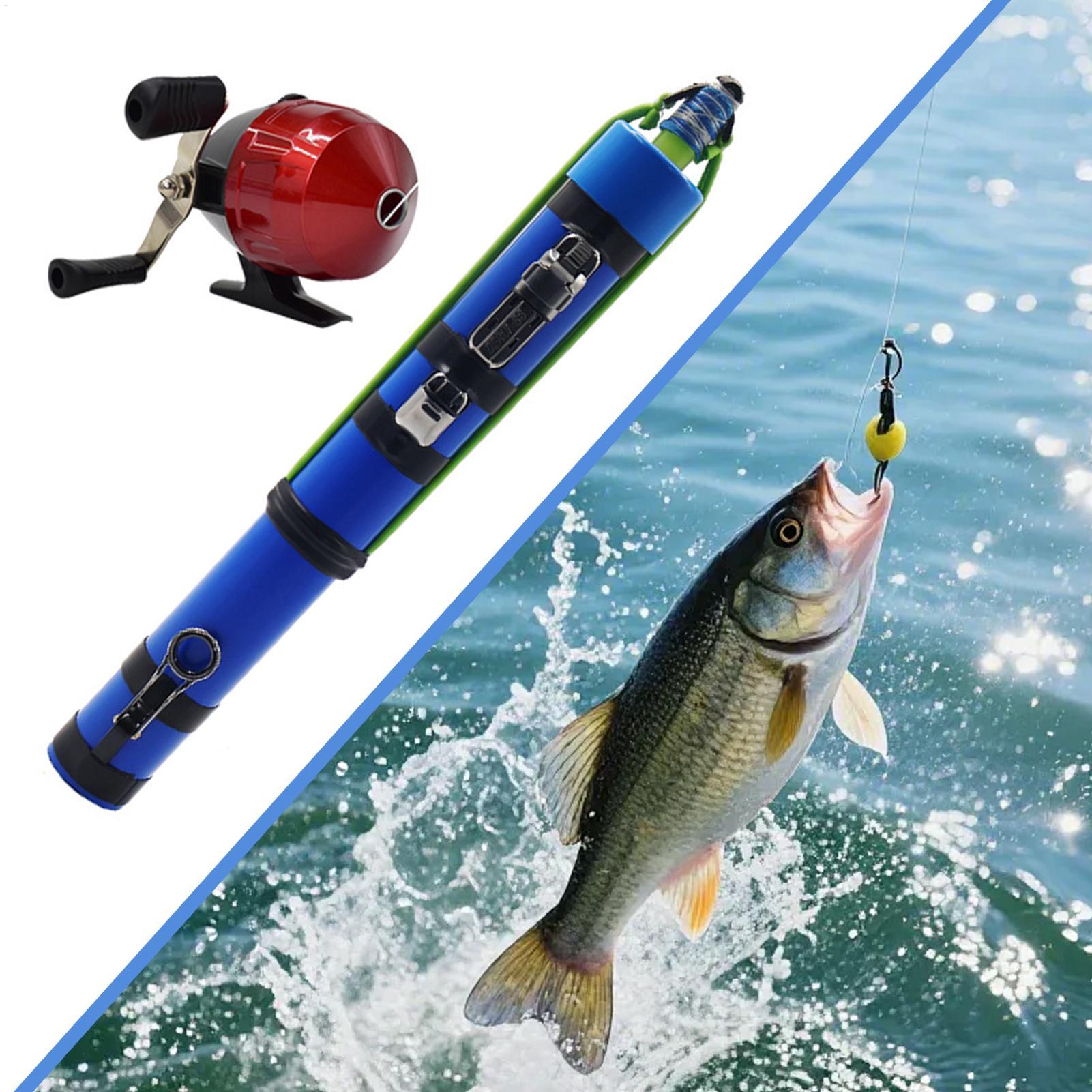 Fishing Rod Combo - Angelrute, Schleuder-Design, kompaktes Fischwerkzeug mit Rolle,