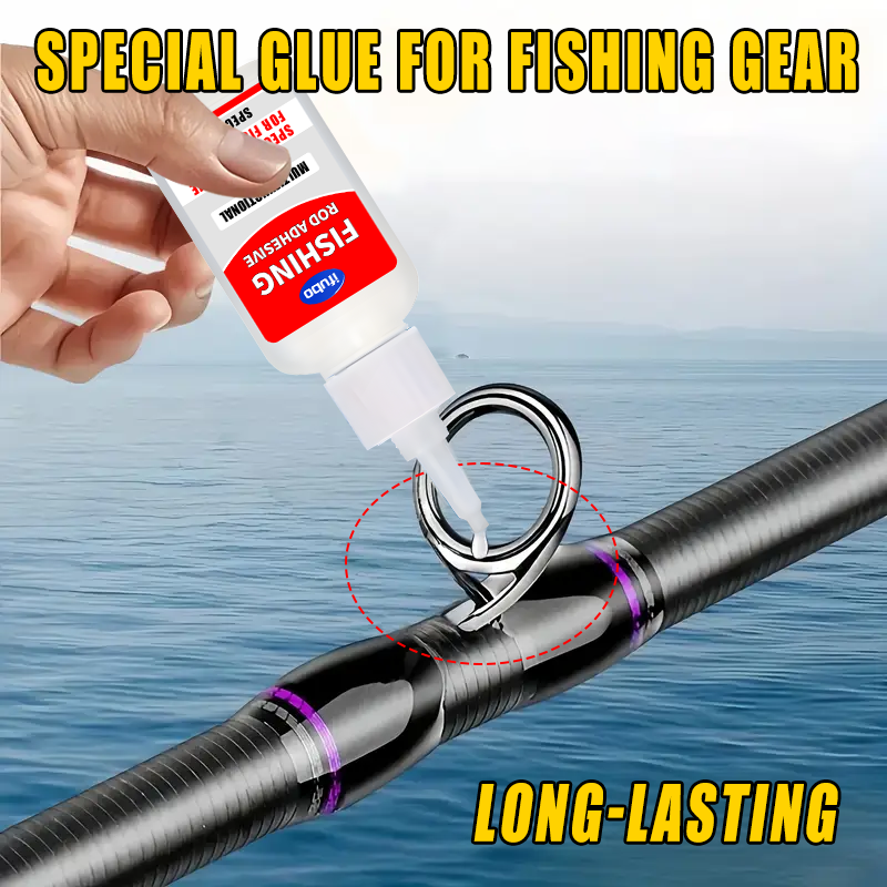 Fishing Rod Repair Kit - Ifubo Angelruten-Kleber, multifunktionaler Reparaturkleber für Angelzubehör,