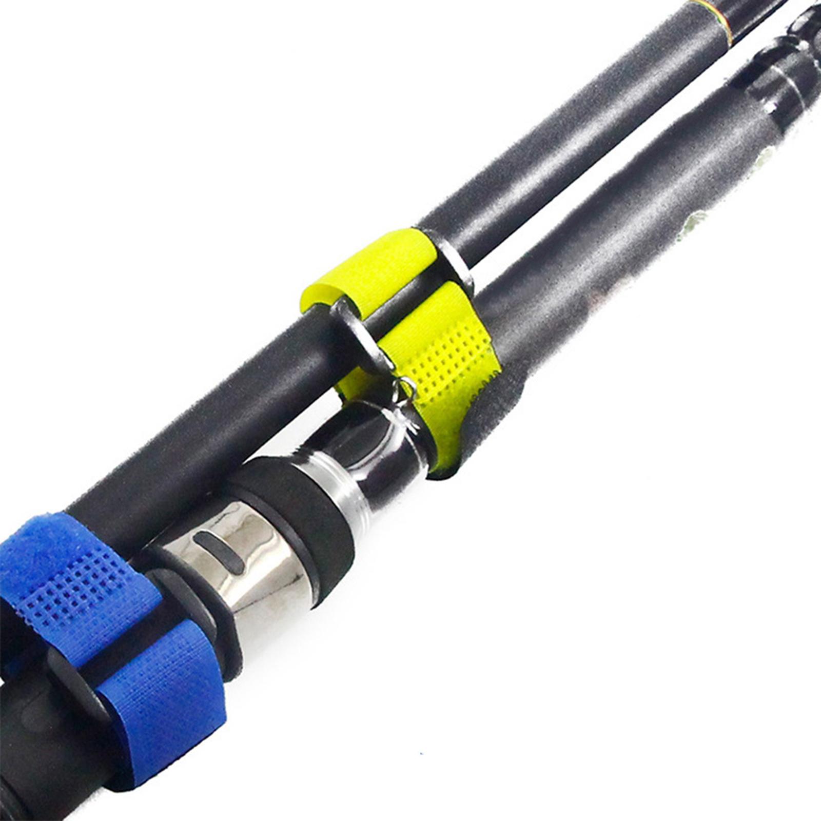 Fishing Rod Boat - Angelzubehör Elastische Gurte Nylon-Rutenhalter Riemen Angelzubehör