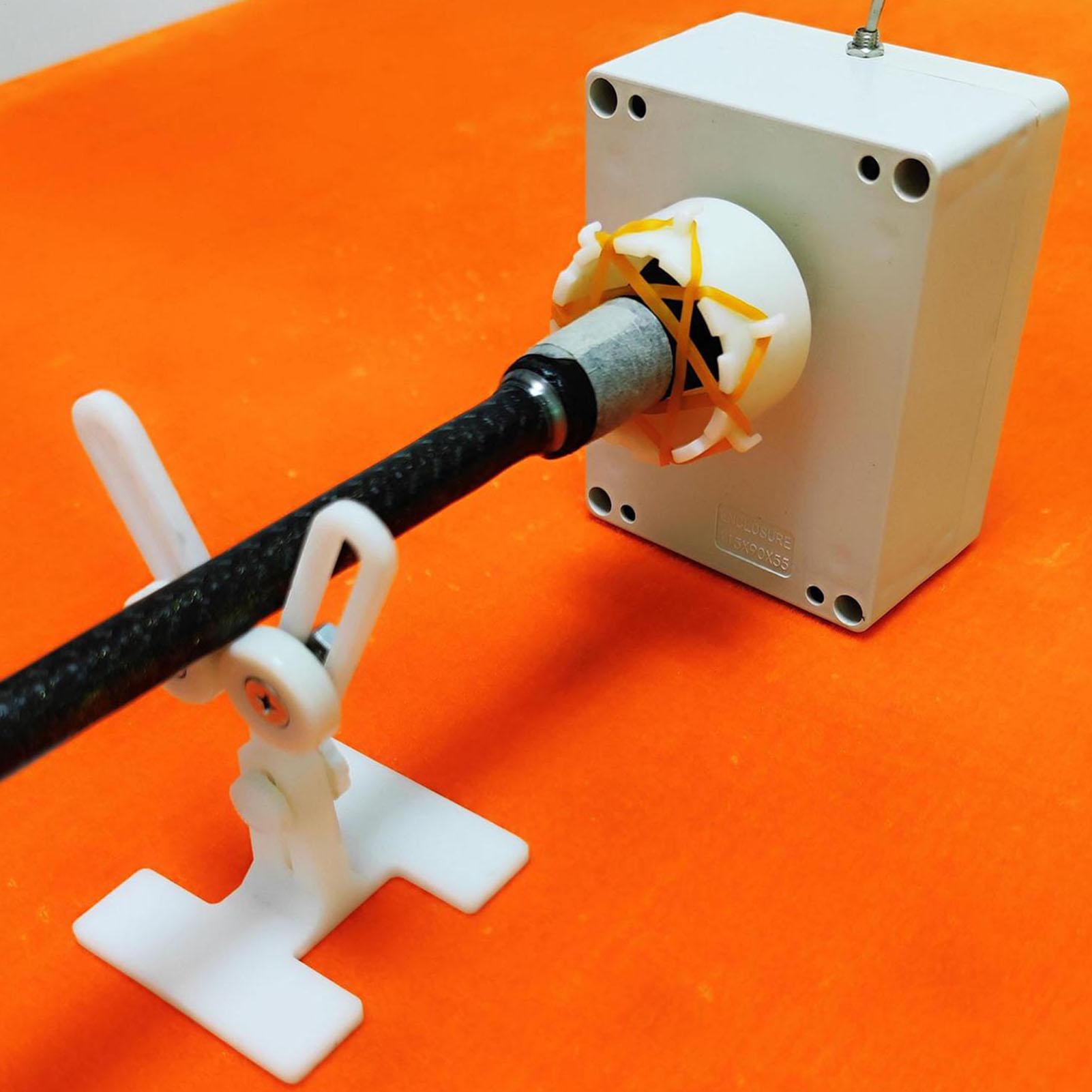 Fishing Rod Guide Replacement - Angelruten-Epoxid-Applikator 0-40 U/min Epoxidharz-Rotationsklebemaschine Elektrische Angelruten-Wickelmaschine