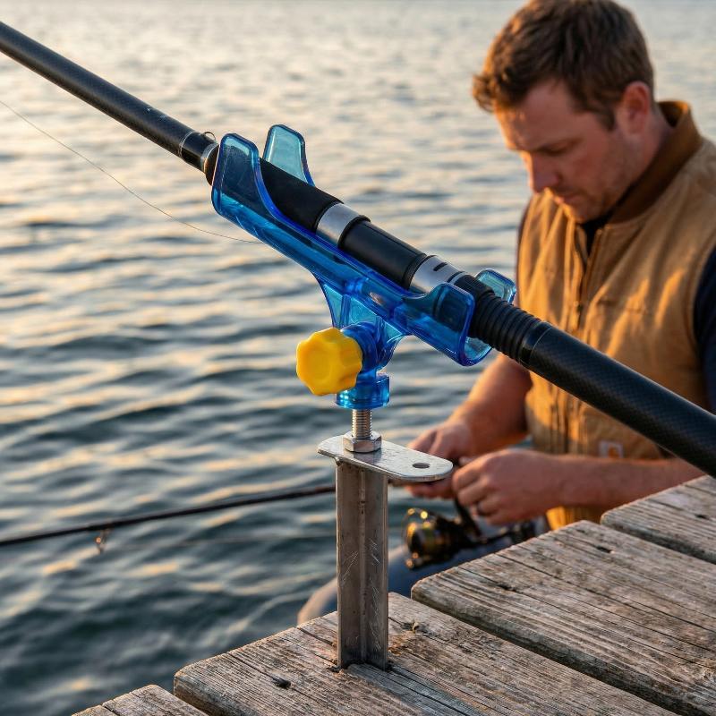 Fishing Rod Boat - Angelrutenhalter, 360° verstellbar, für Kajak, Boot,