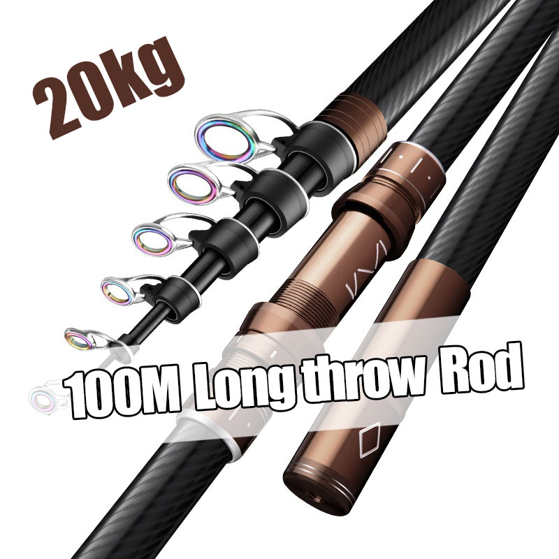 Fishing Rod Surf - 2,1M 2,7M 3,6M 4,2M 4,5M Teleskop-Angelrute