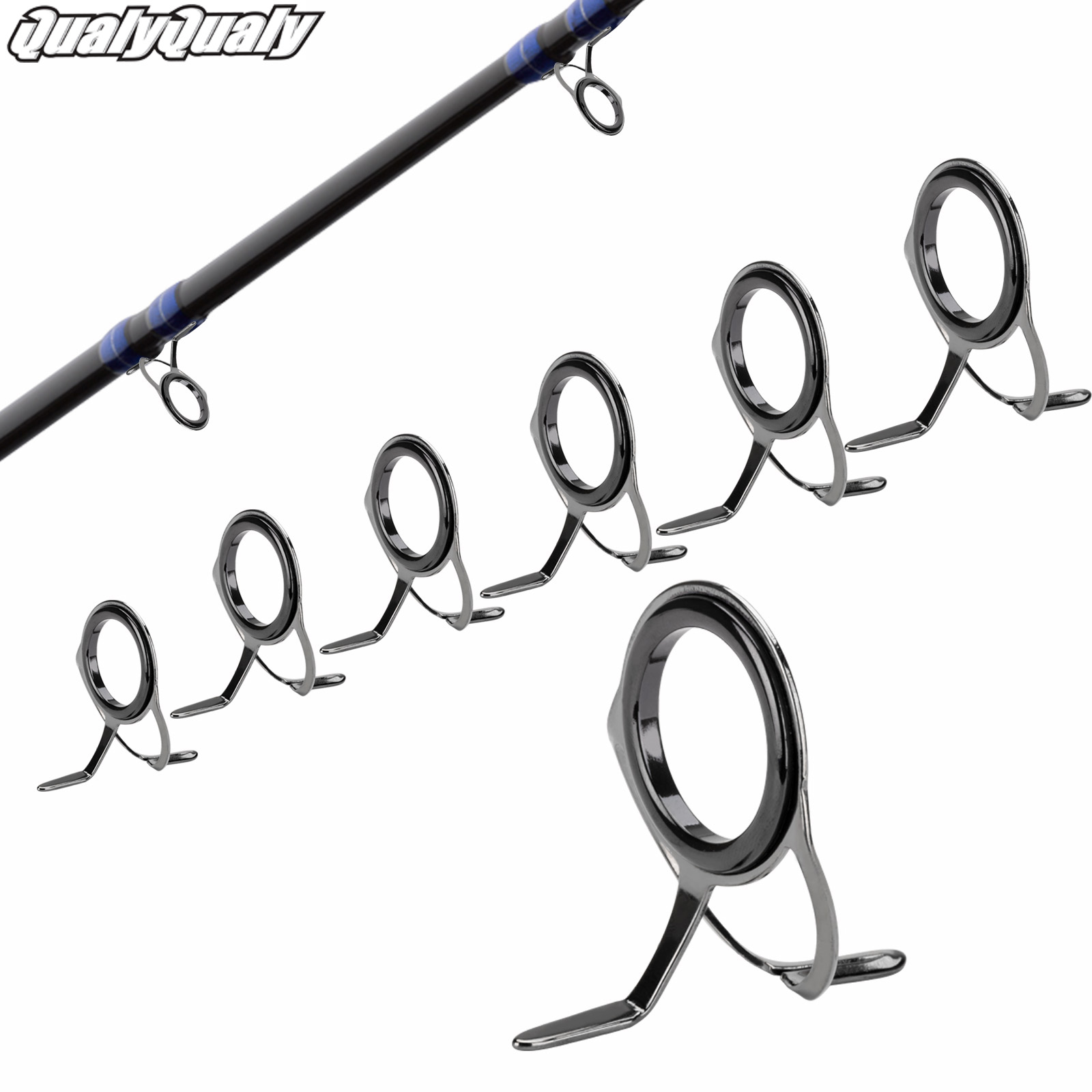7 stücke Angelrute Guides Repa – Fishing Rod Repair Kit Bewertung und Preis
