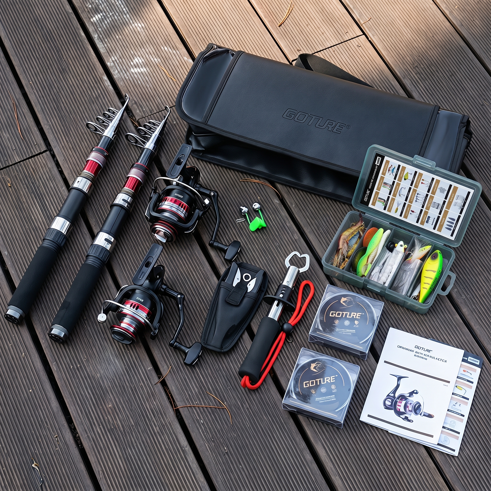 Goture Teleskop-Angelrute und  – Fishing Rod Carbon Fiber Bewertung und Preis