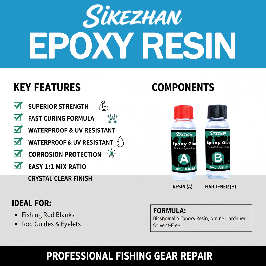 AB Epoxy 1:1 für die Reparatur – Fishing Rod Repair Kit Bewertung und Preis