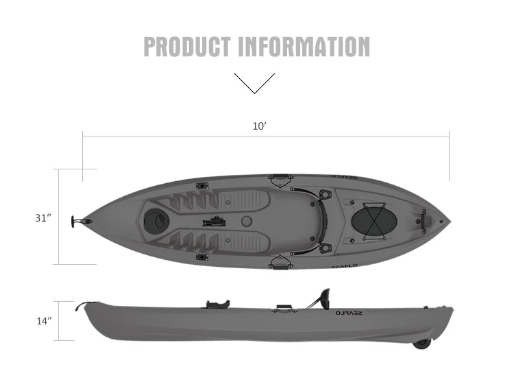 10ft 1 Person hdpe Plastik boo – Fishing Rod Boat Bewertung und Preis