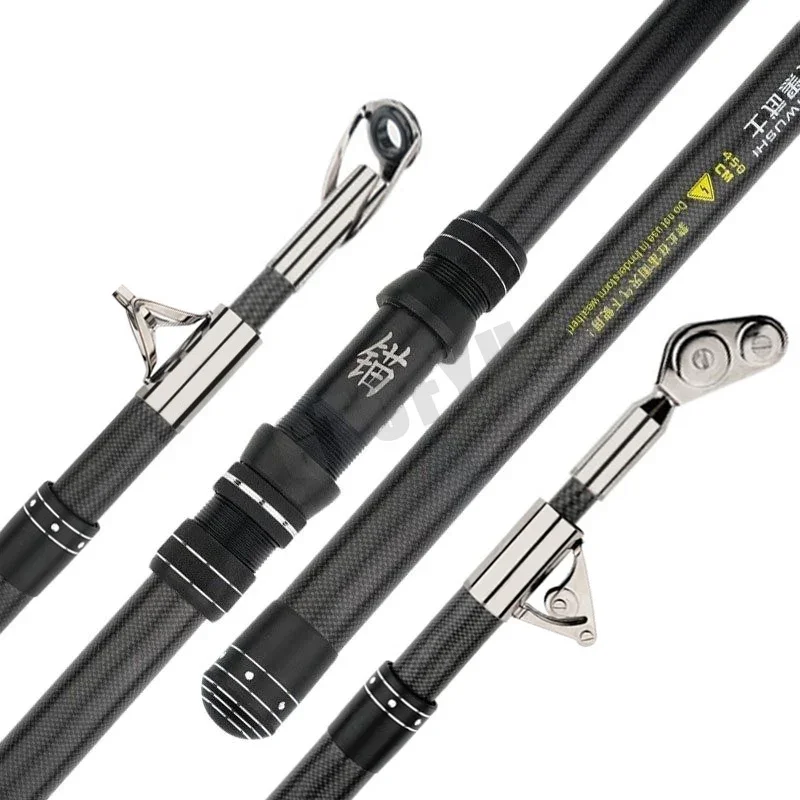 Carbon-Angelrute, 50 kg, super – Fishing Rod Surf Bewertung und Preis