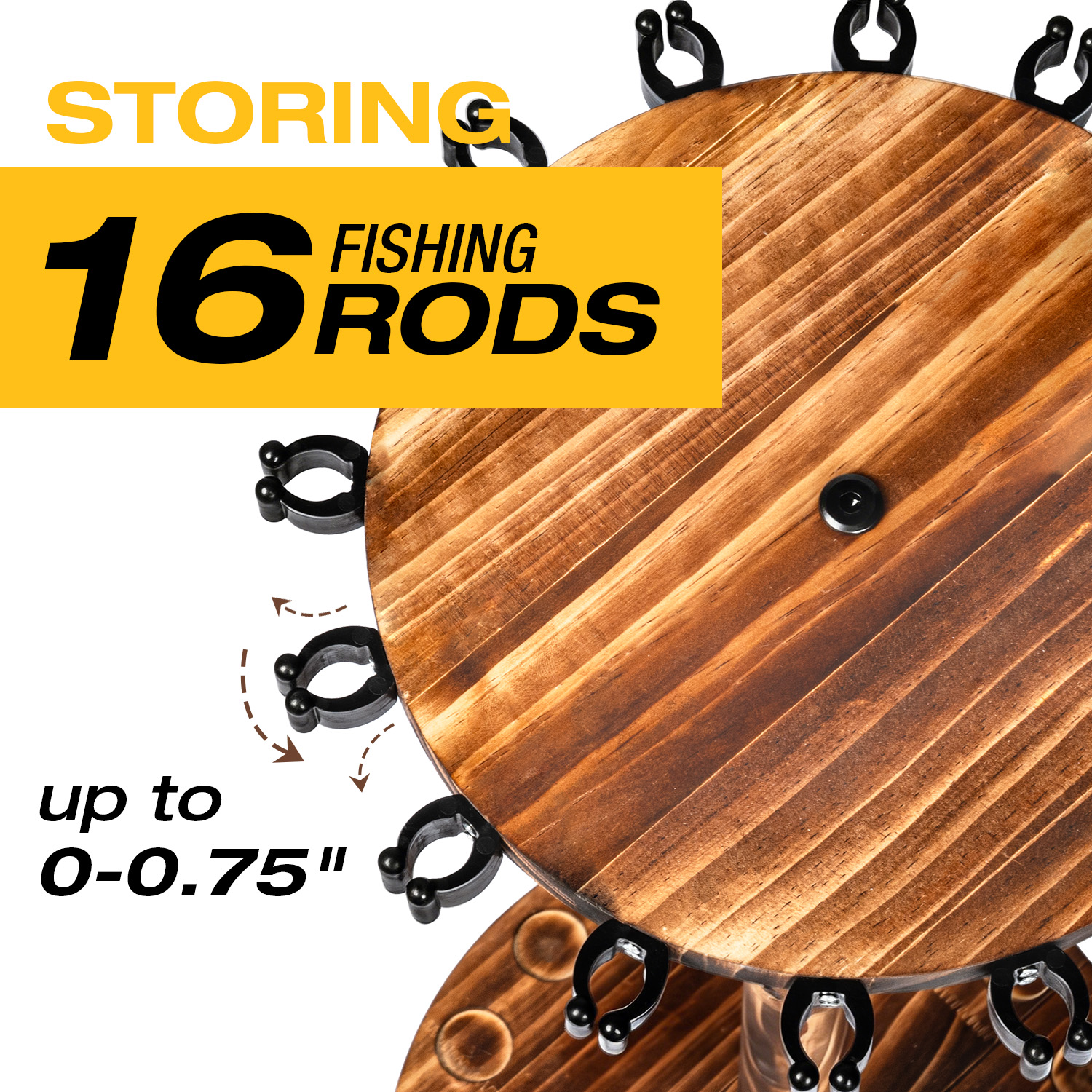 Runder Angelrutenhalter aus Ka – Fishing Rod Rack Bewertung und Preis