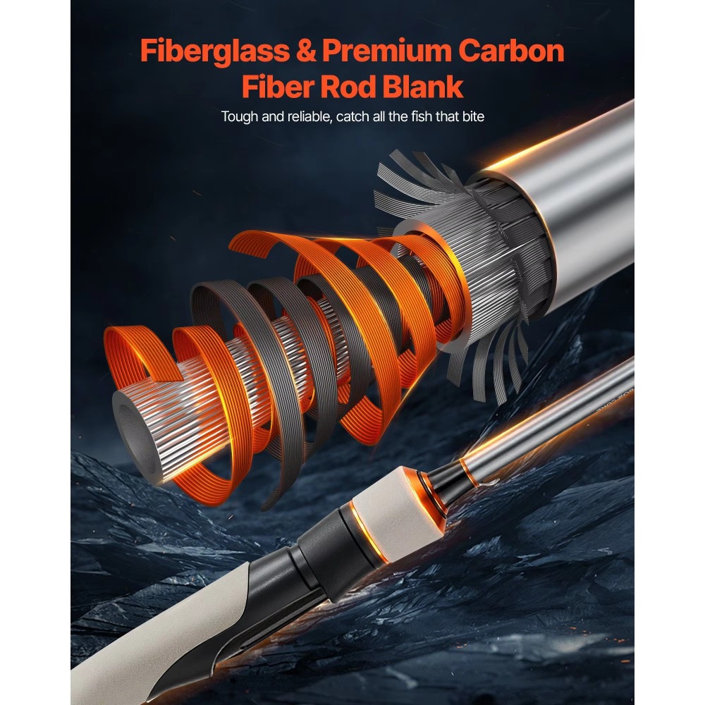 Carbon-Angelrute für Barschang – Fishing Rod Carbon Fiber Bewertung und Preis