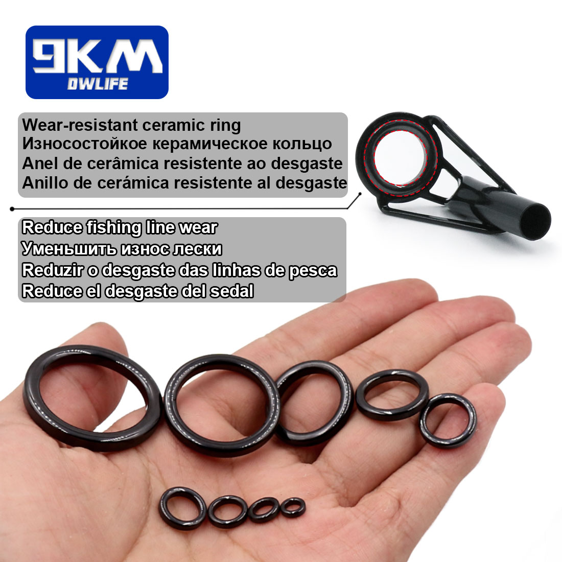 5 Stücke Angelrute Spitze Führ – Fishing Rod Tip Replacement Bewertung und Preis