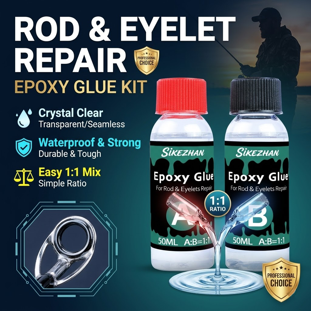 Transparentes 2-Komponenten-Ep – Fishing Rod Guide Replacement Bewertung und Preis