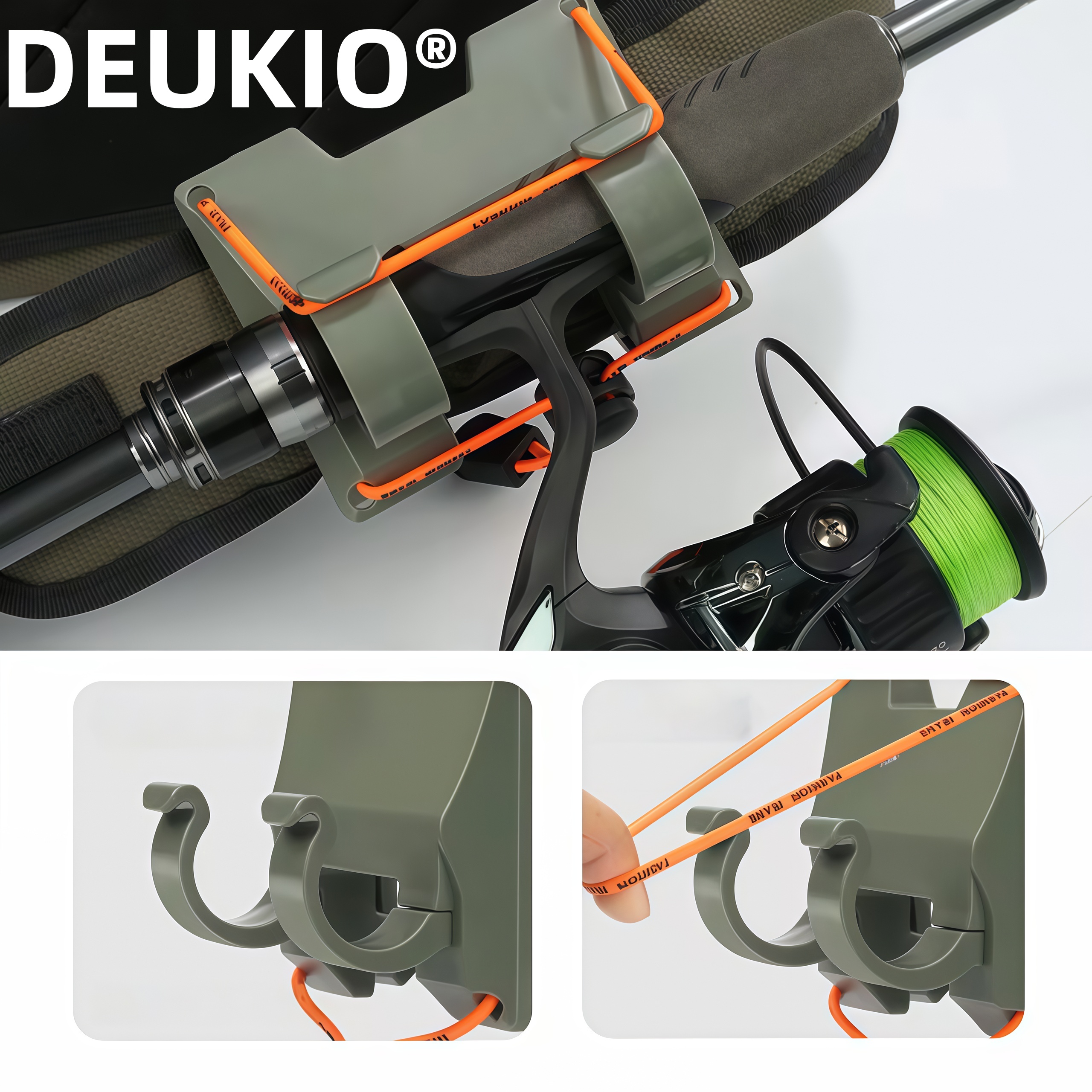 DEUKIO Outdoor-Gürtelclip-Rute – Fishing Rod Spinning Bewertung und Preis