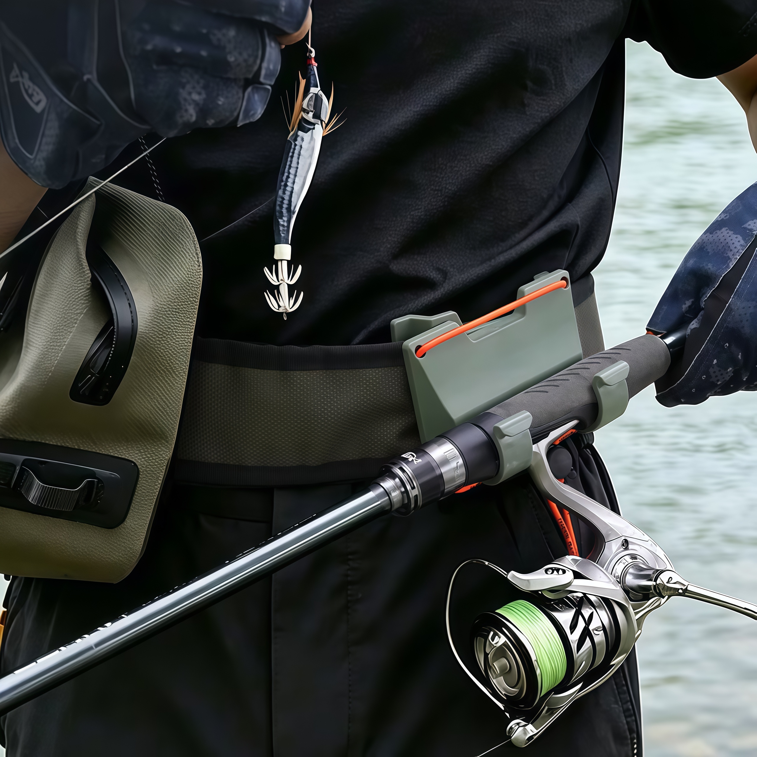 DEUKIO Outdoor-Gürtelclip-Rute – Fishing Rod Spinning Bewertung und Preis