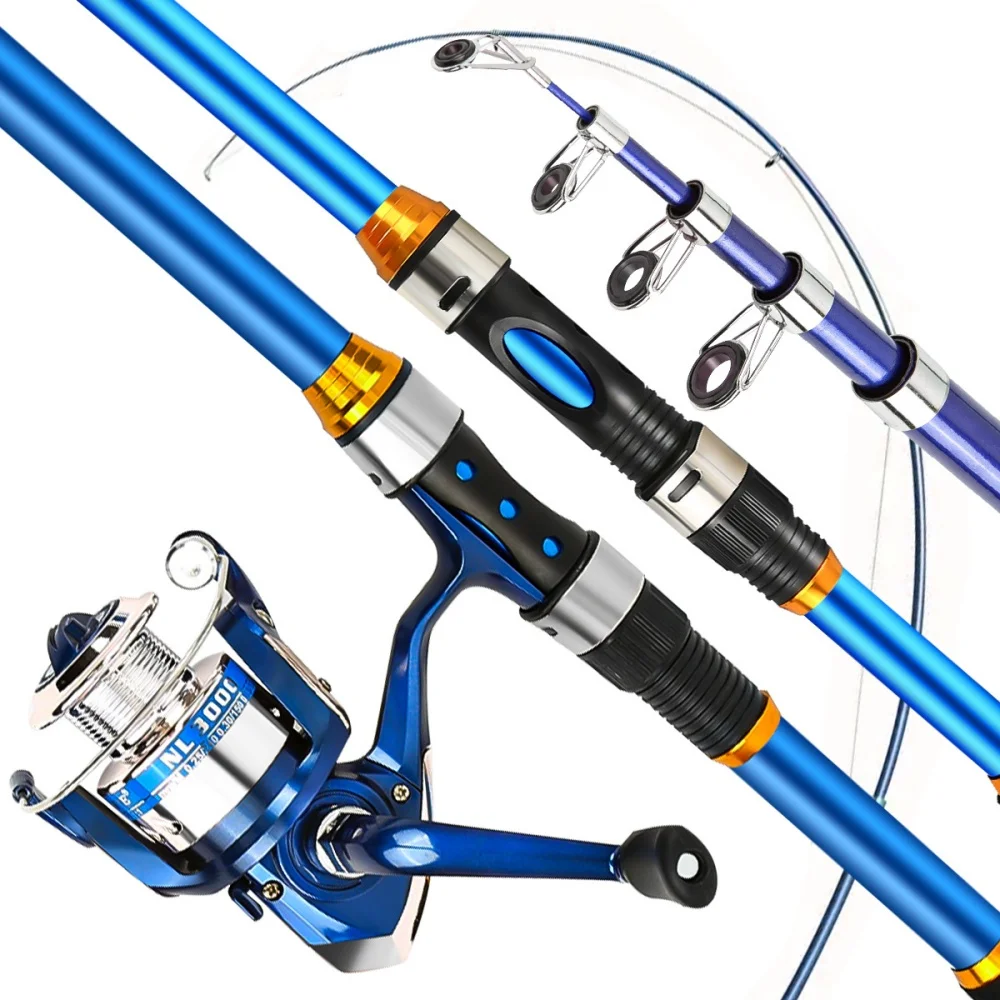 2,1–3,6 m Teleskop-Angelruten- – Fishing Rod Spinning Bewertung und Preis