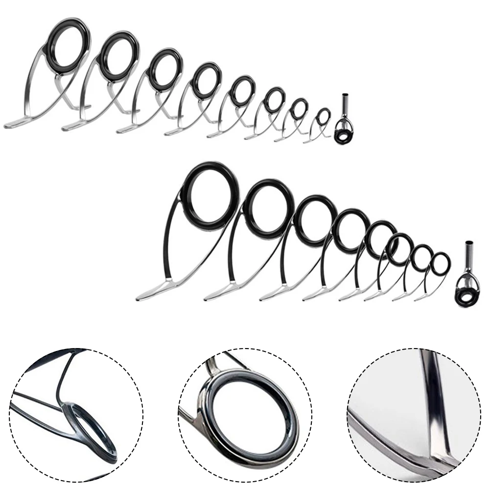 9 stücke Angelrute Top Ring Sp – Fishing Rod Building Kit Bewertung und Preis