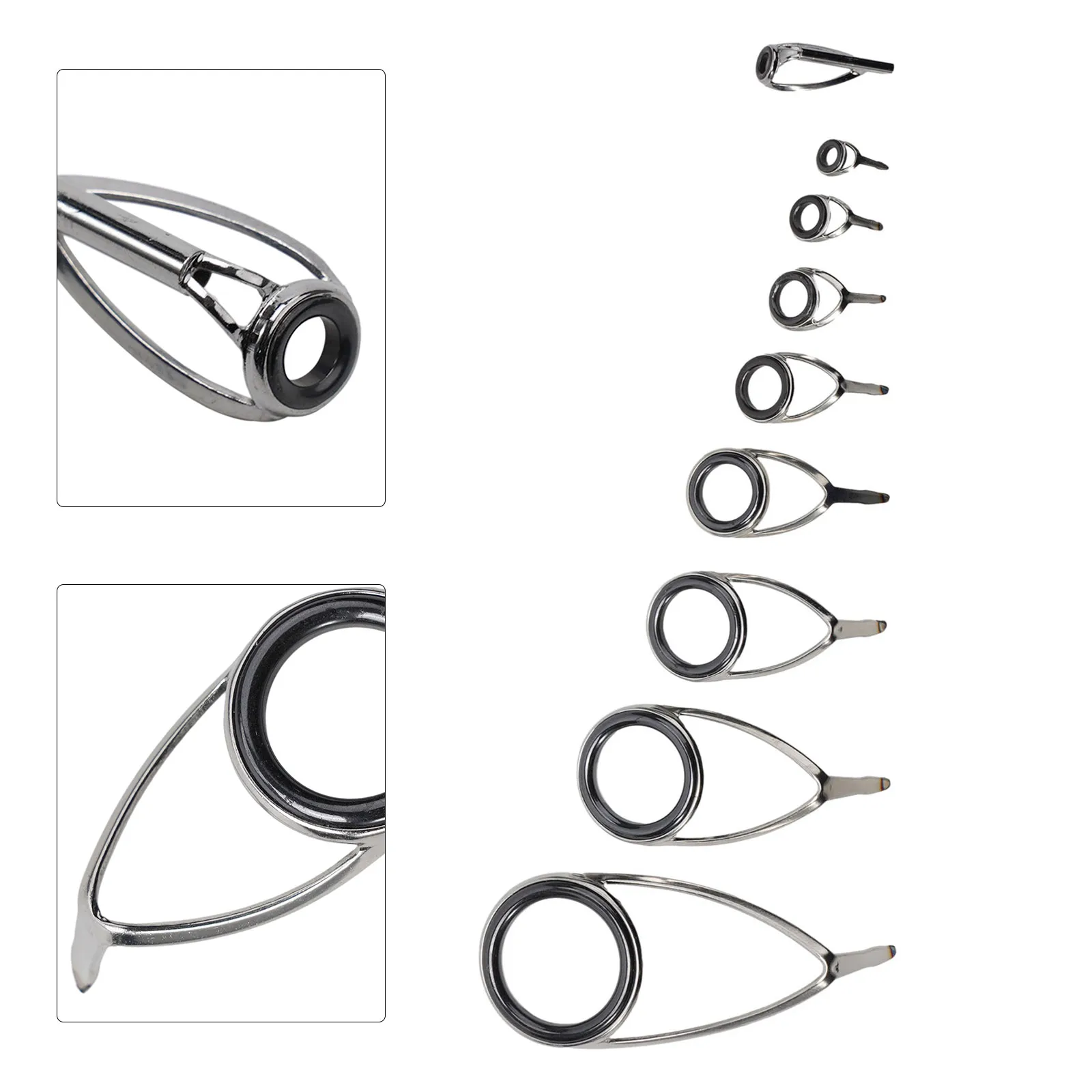 9 stücke Angelrute Top Ring Sp – Fishing Rod Building Kit Bewertung und Preis