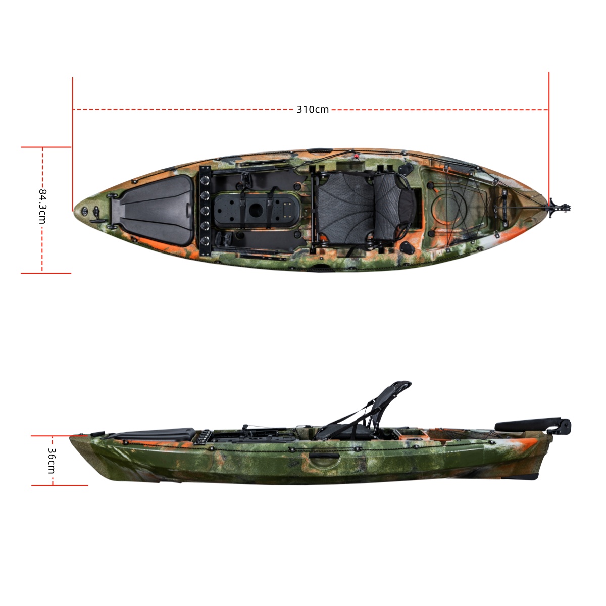 Erstklassiges Einzel-Angelkaja – Fishing Rod Boat Bewertung und Preis