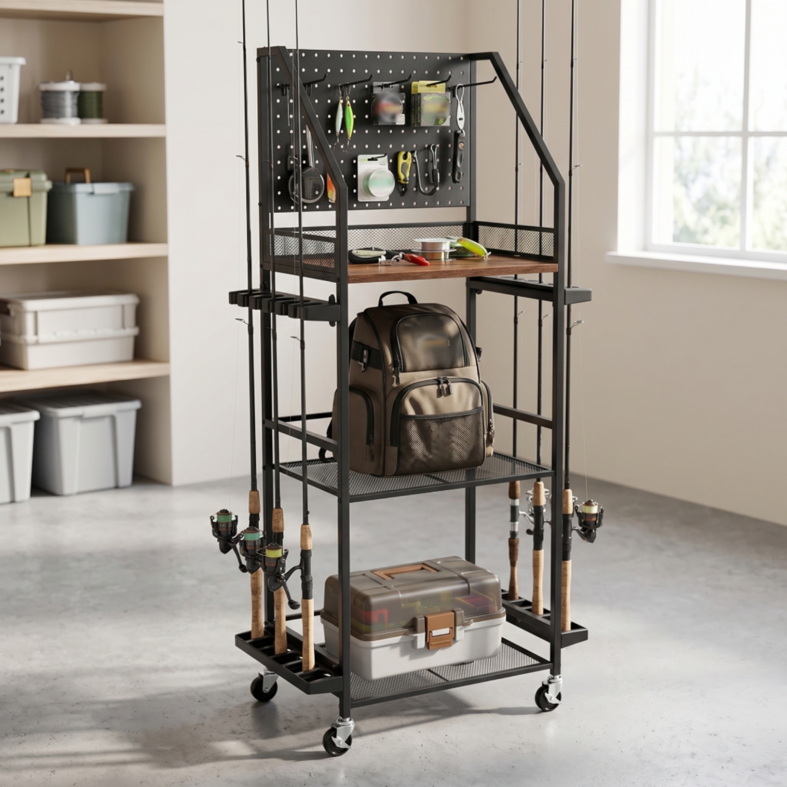 Angelrutenständer mit Lochplat – Fishing Rod Rack Bewertung und Preis
