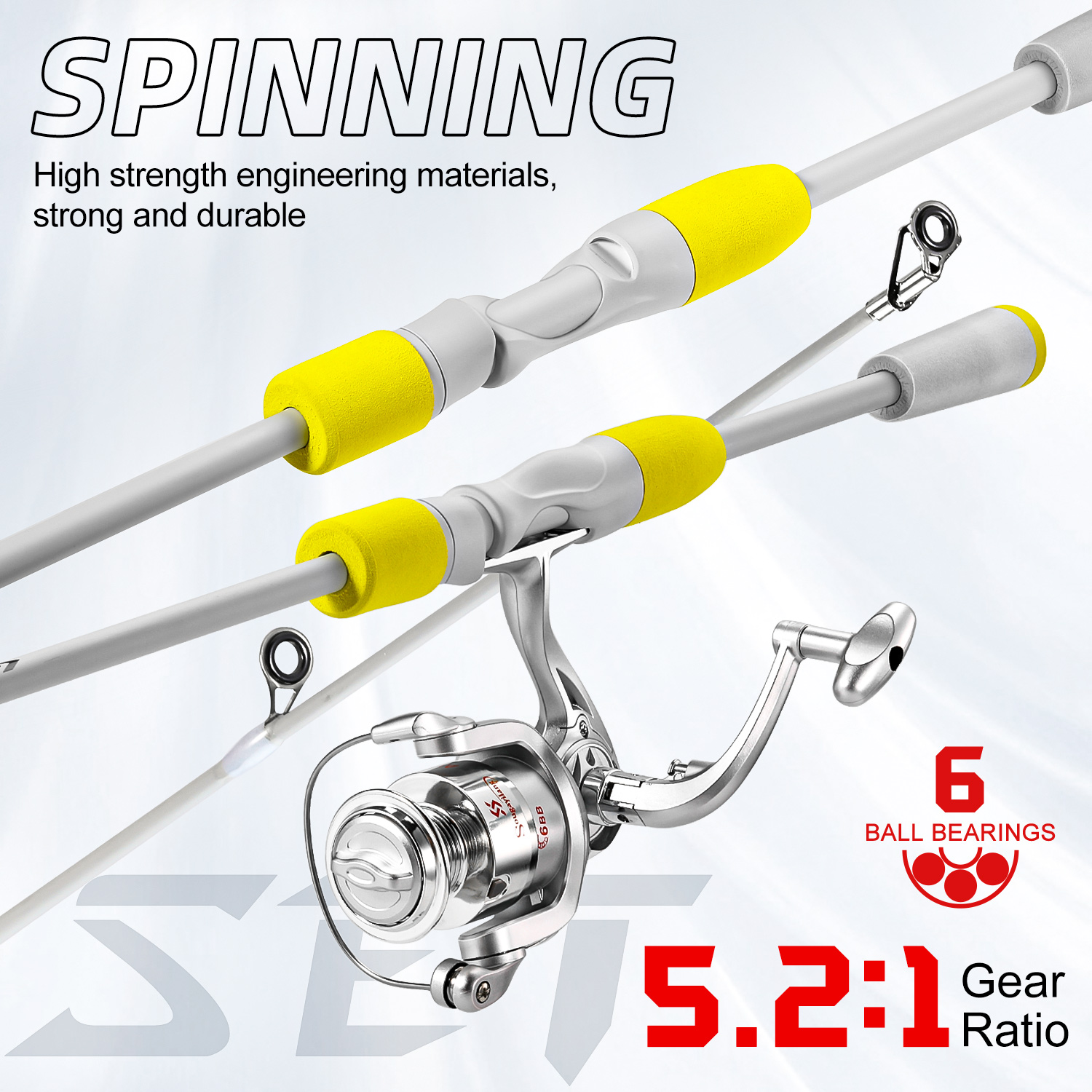 Sougayilang 2 Abschnitt Spinni – Fishing Rod Carbon Fiber Bewertung und Preis
